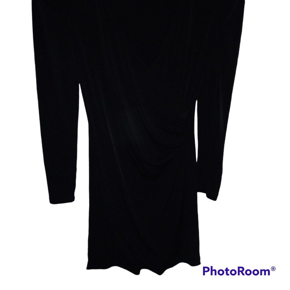 VENUS Black Cold Shoulder Bodycon Dress Women’s Size S - Picture 8 of 14